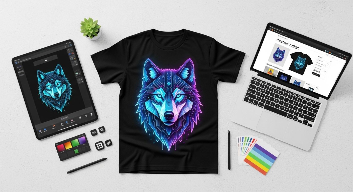Using AI to design custom apparel: A creator's guide - Second Image