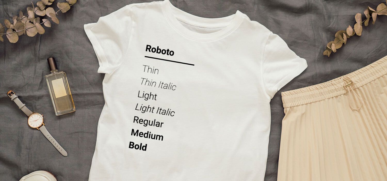 roboto font