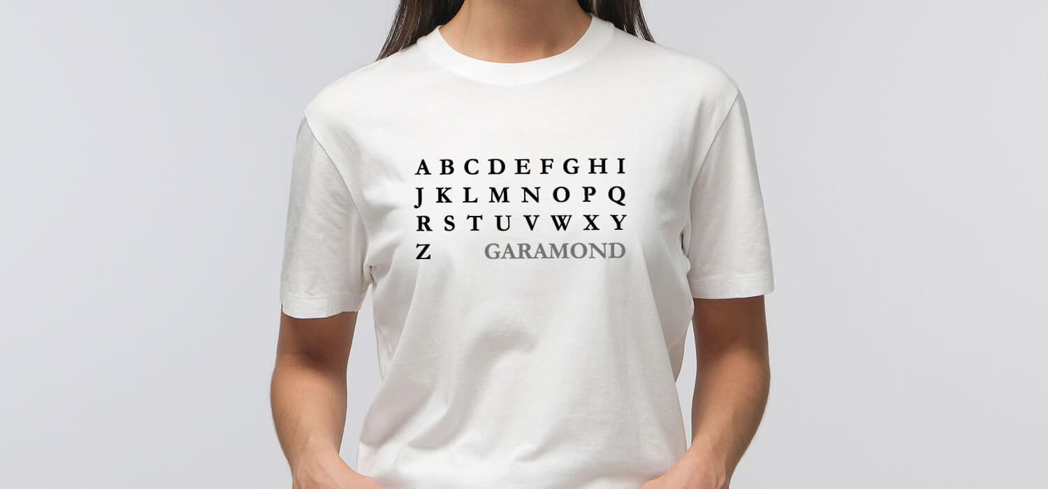 garamond font