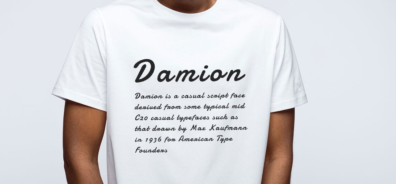damion font