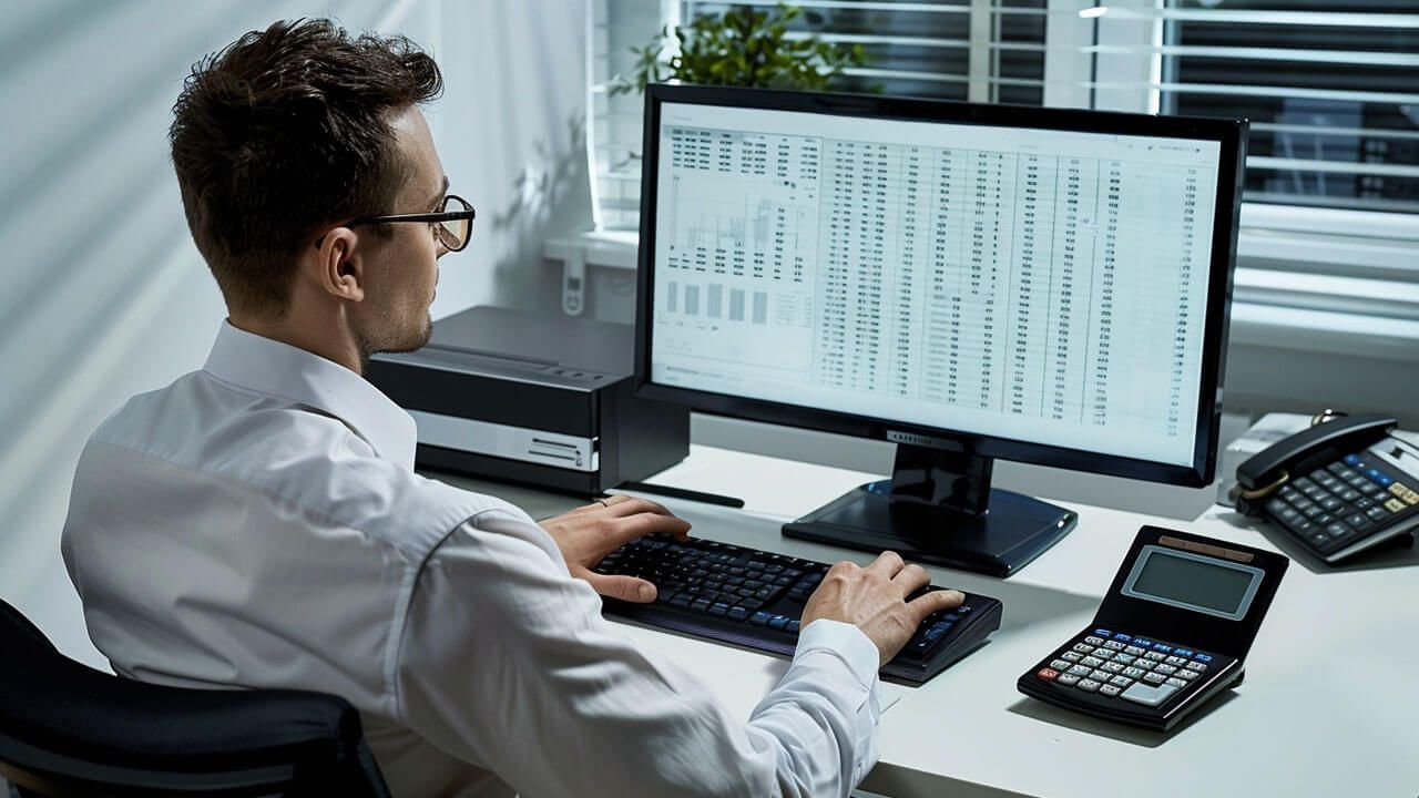 Professional comparing shipping rates