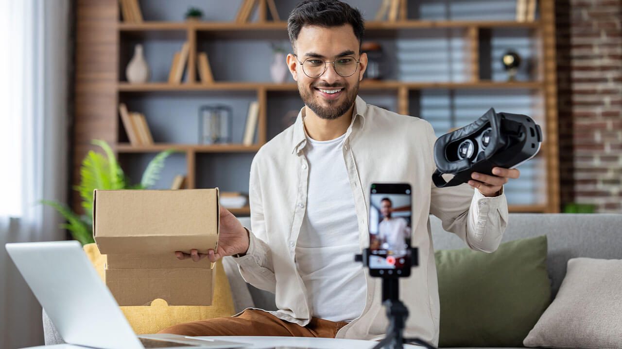 TikTok influencer promoting product