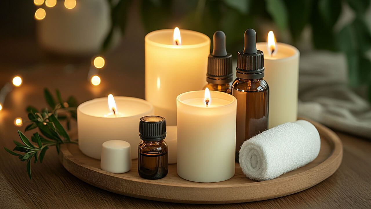 candles and aromatherapy products