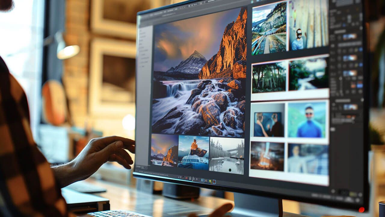 preparing canvas prints