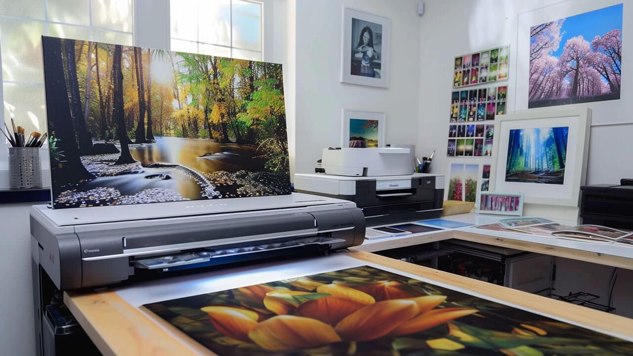 printing canvas at home