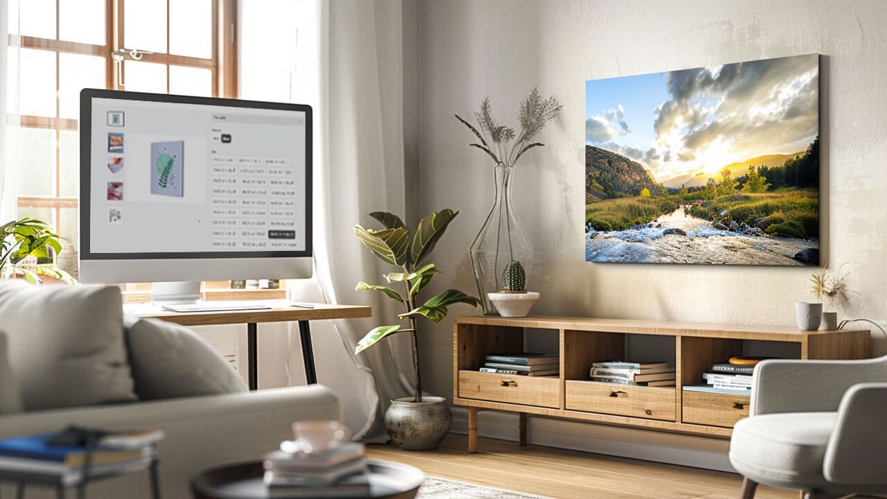 printing photos on canvas