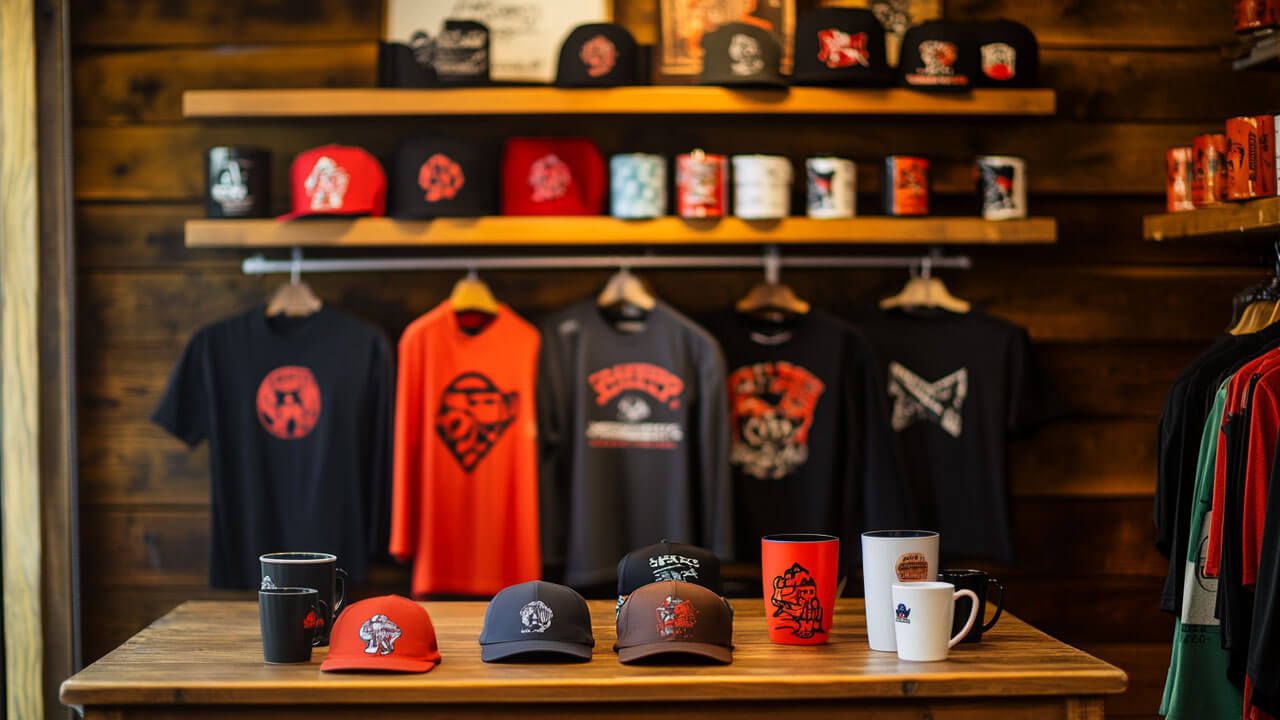 customized band merchandise