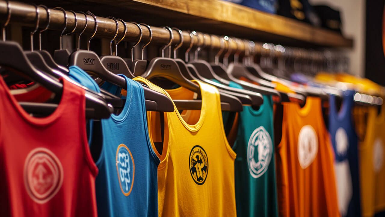 branded tank tops