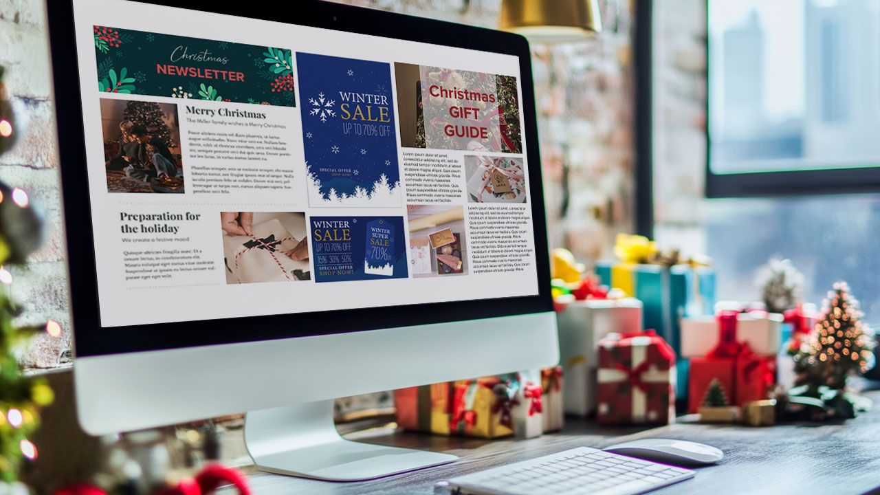 Various holiday email types