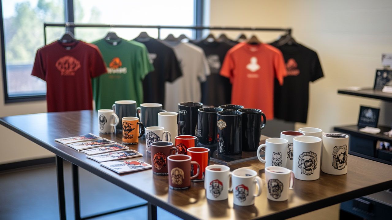 Custom merchandise for followers