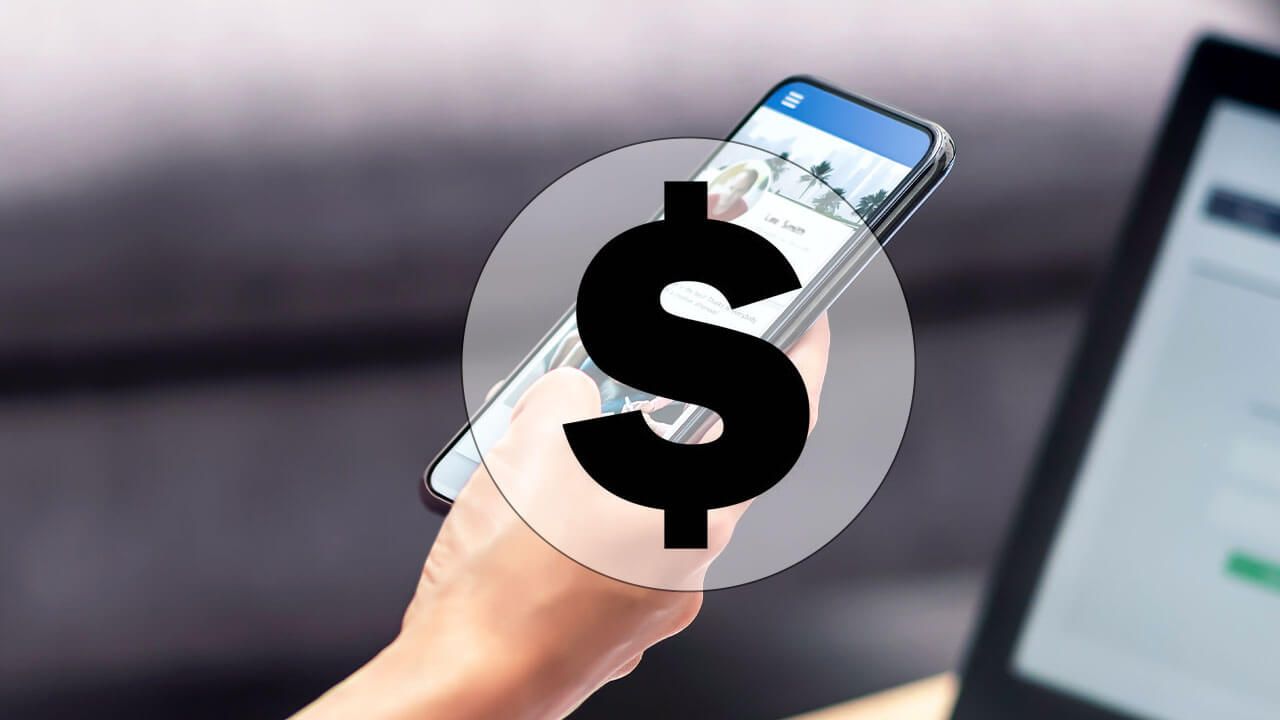 social media monetization concept
