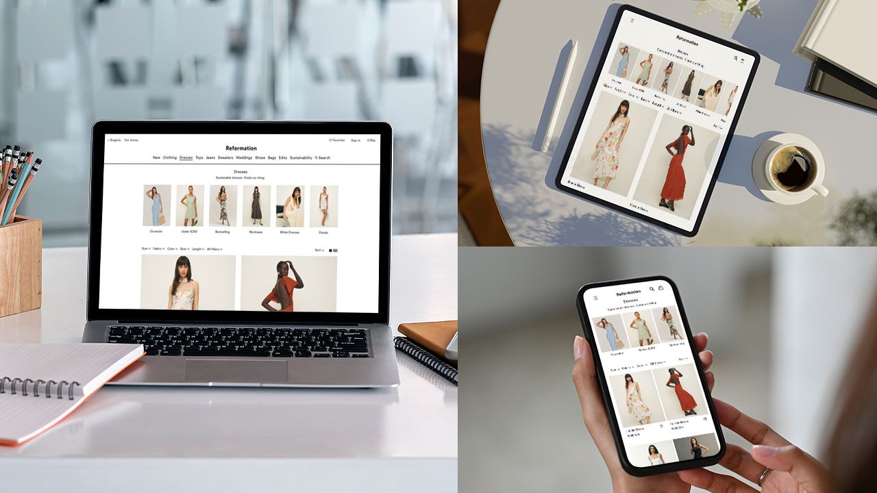 fashion website design inspiration