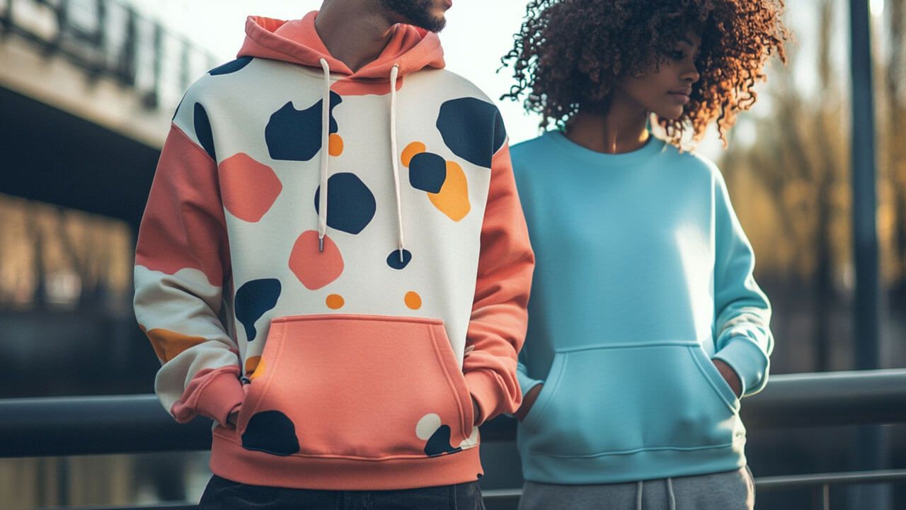 hoodie and sweatshirt style comparison