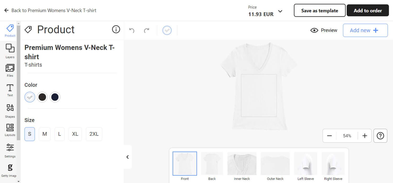 premium womends t-shirt