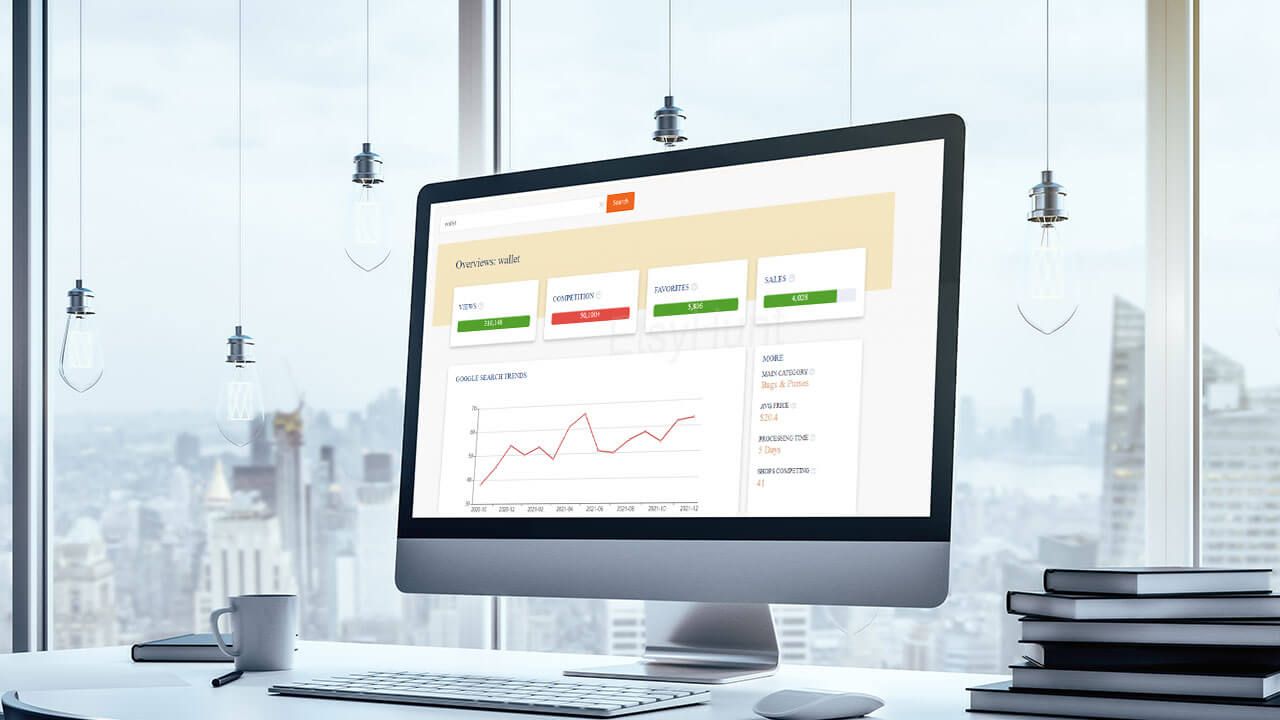 Etsy metrics dashboard