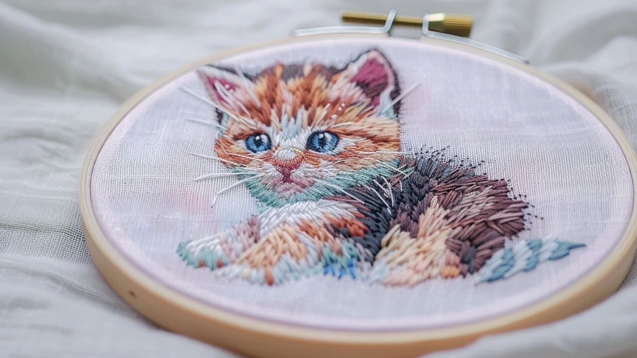 Cute animal embroidery