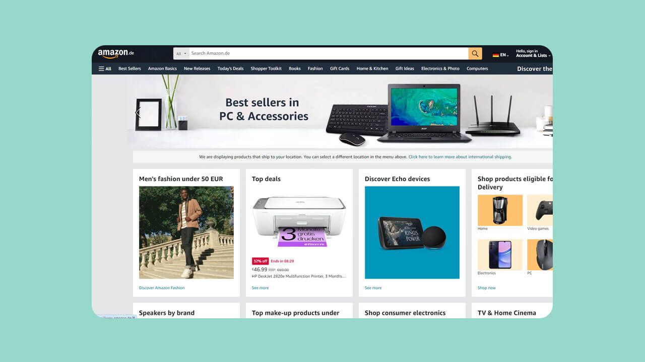 Merch by Amazon homepage