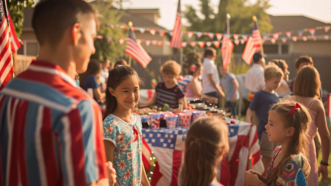 Festive 4th of July party