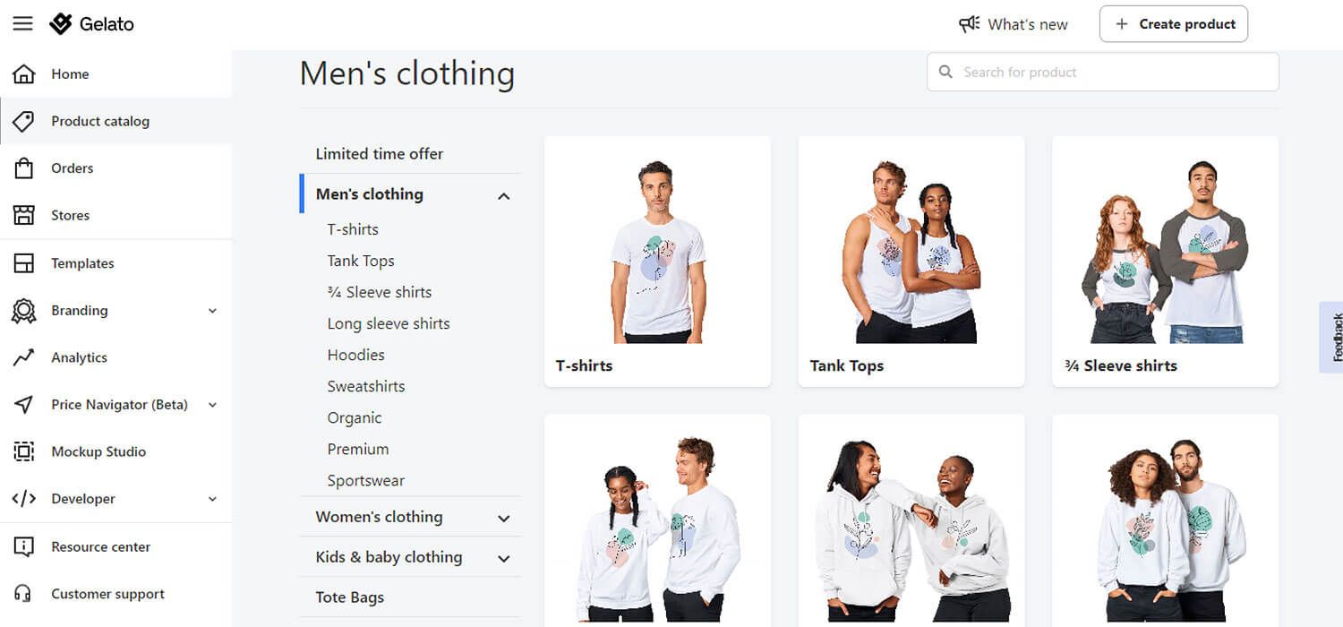 product selection