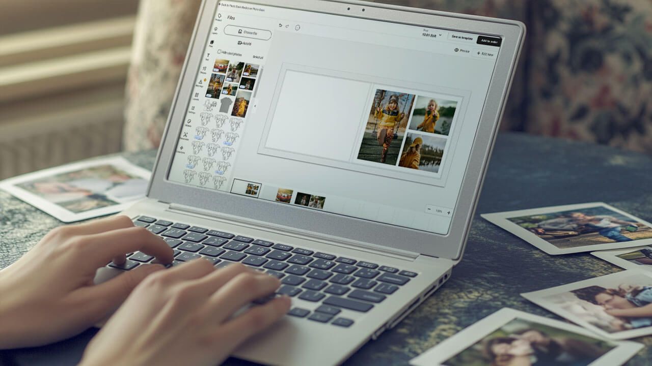 Creating a photo book with Gelato