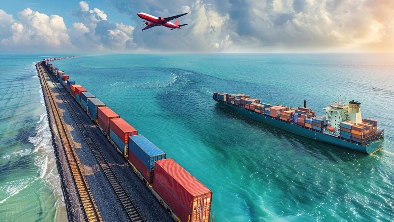 Air, ocean, and rail freight