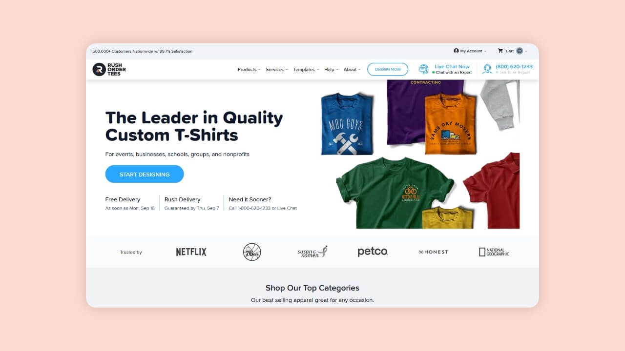 rush order tees