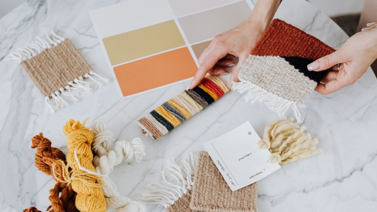 preparing to embroider