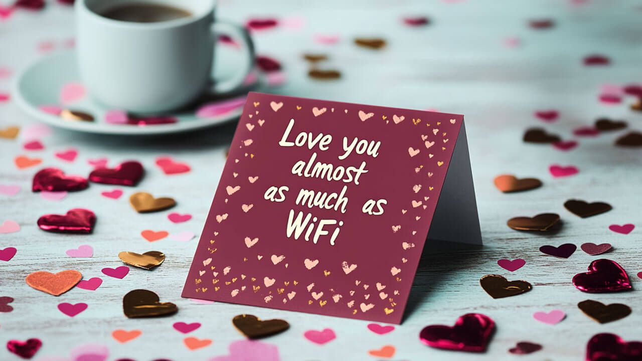 Funny card with sarcastic quote