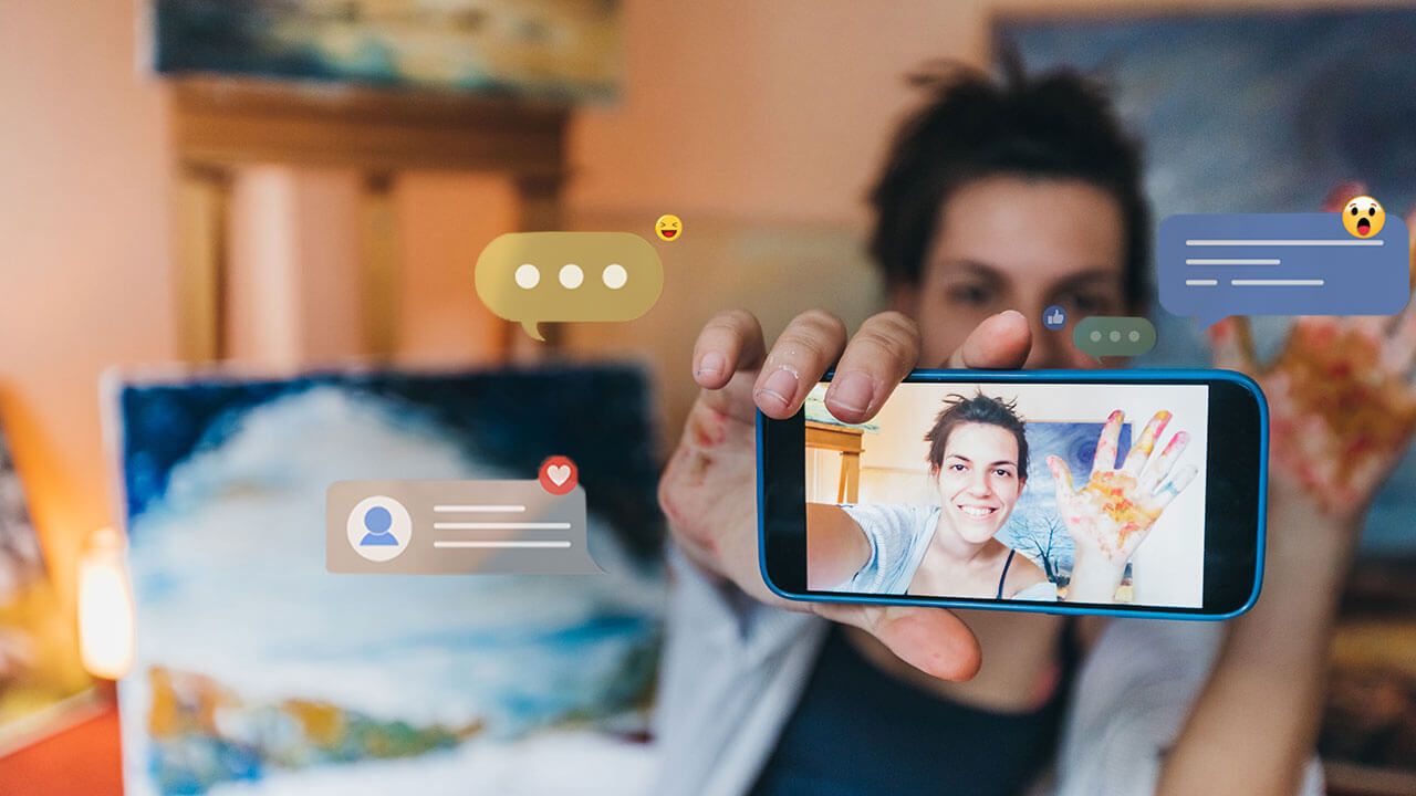 Social media tools for artists