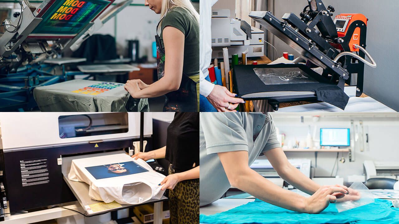 Choosing t-shirt printing method
