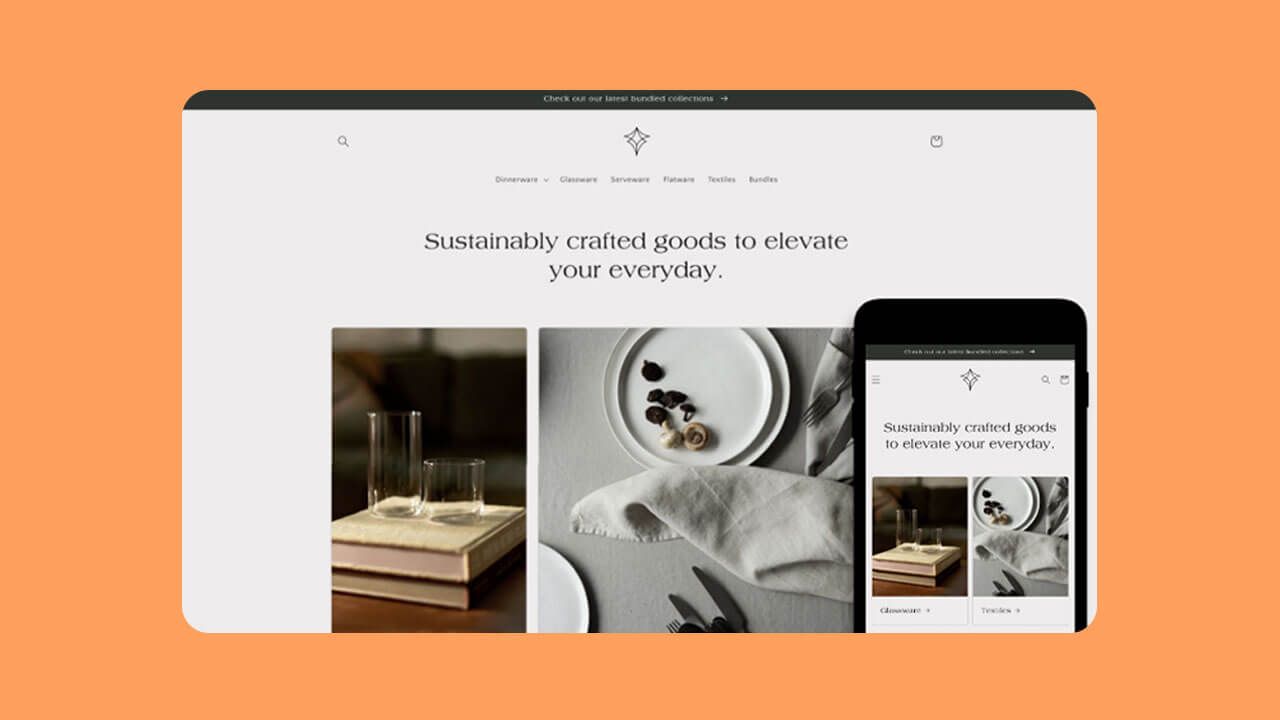 Screenshot of Shopify Craft theme
