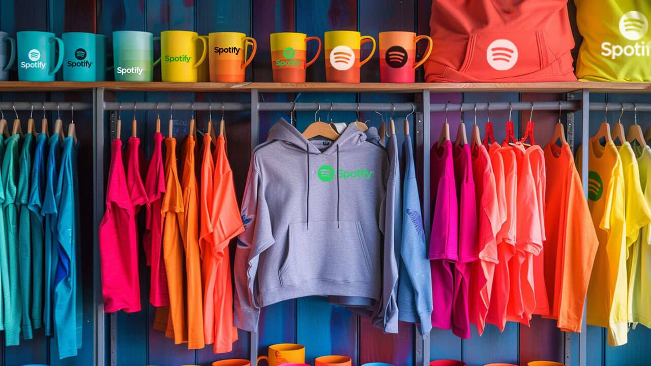 Spotify merch setup