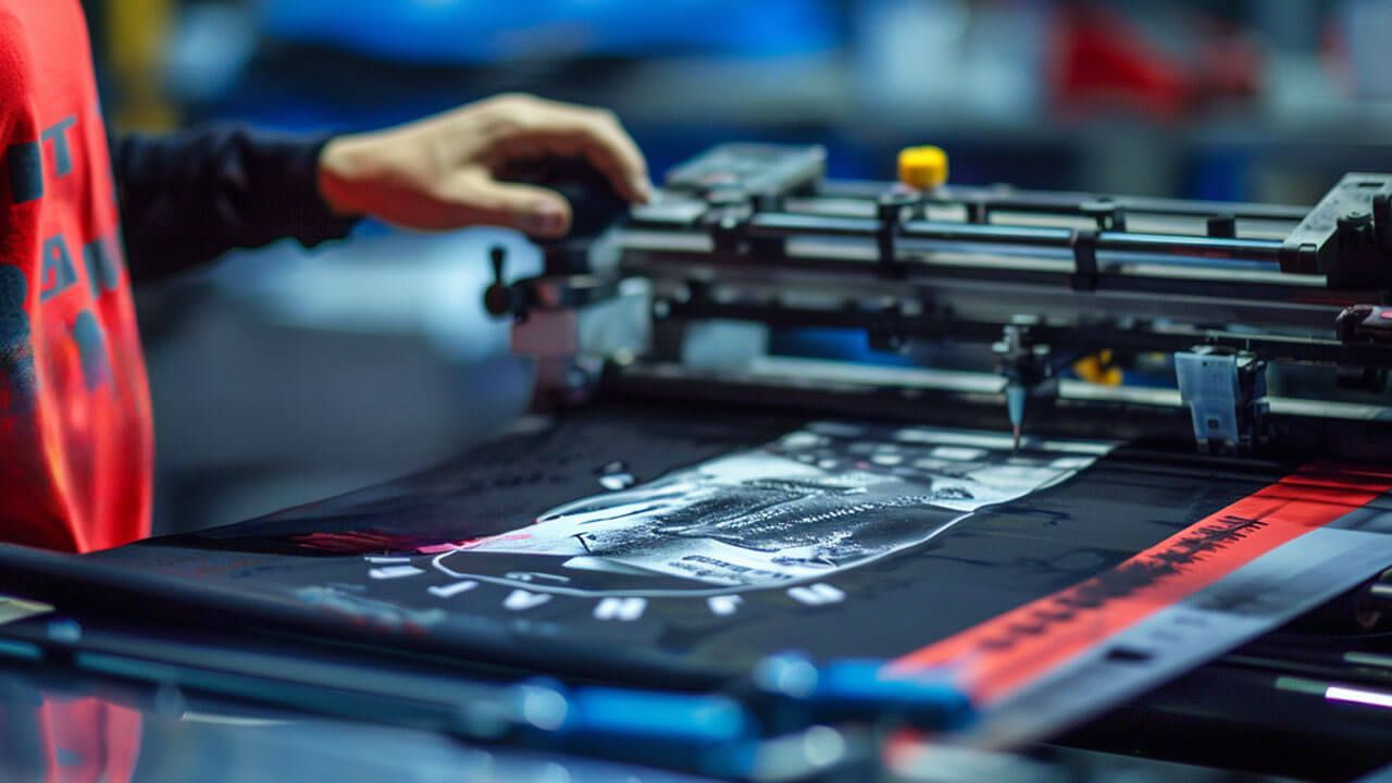 Print on demand T-shirt printing