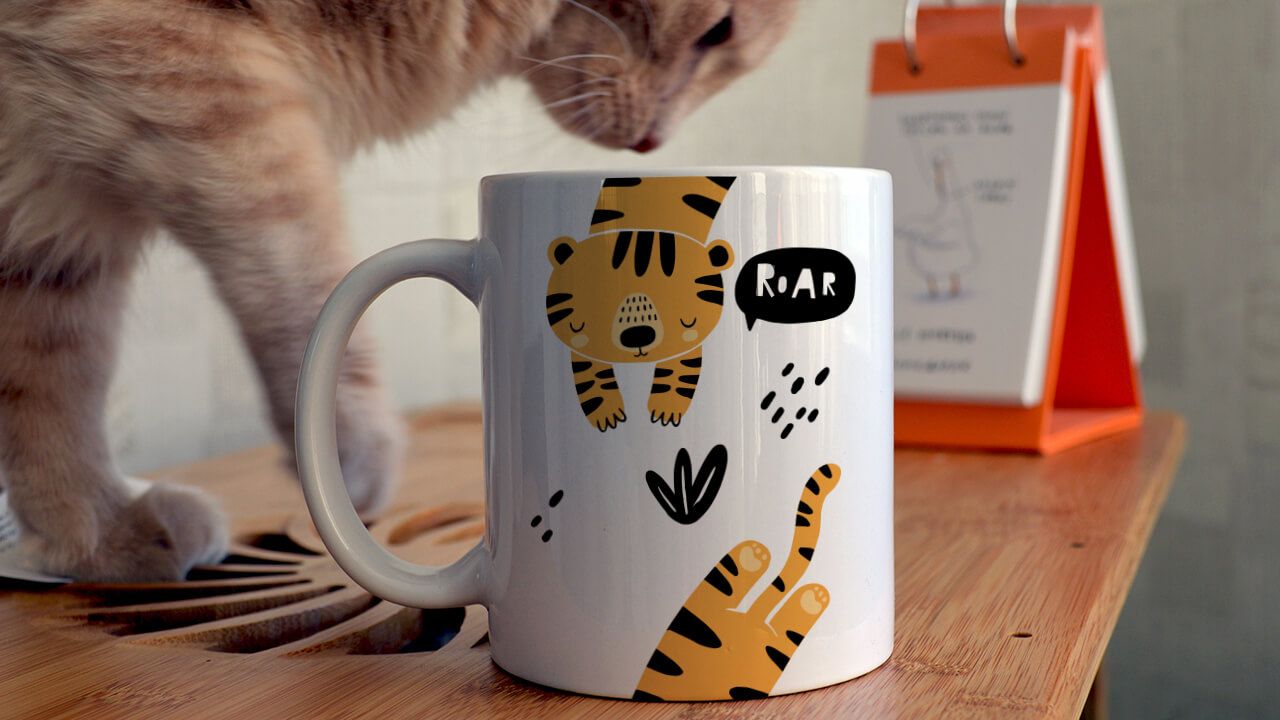 Animal mug designs