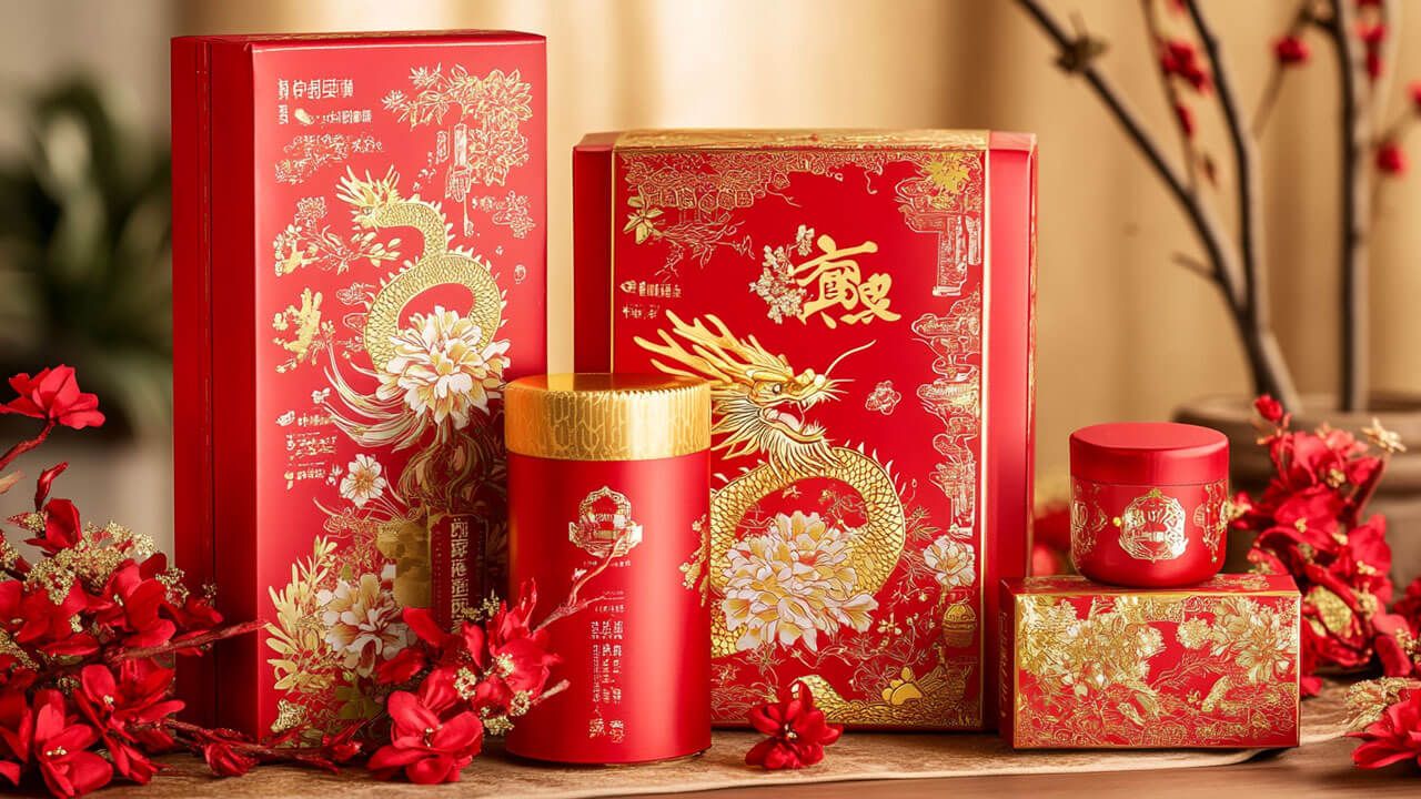 Chinese New Year festive packaging