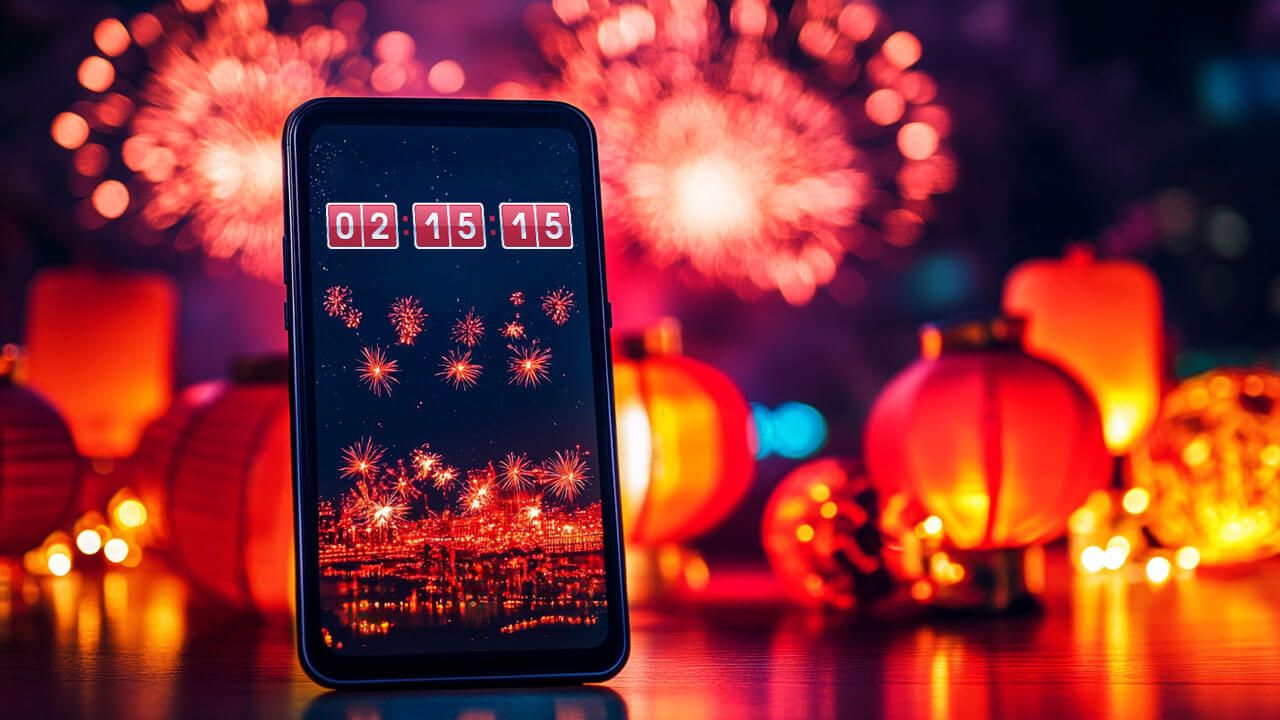 Chinese New Year countdown timer