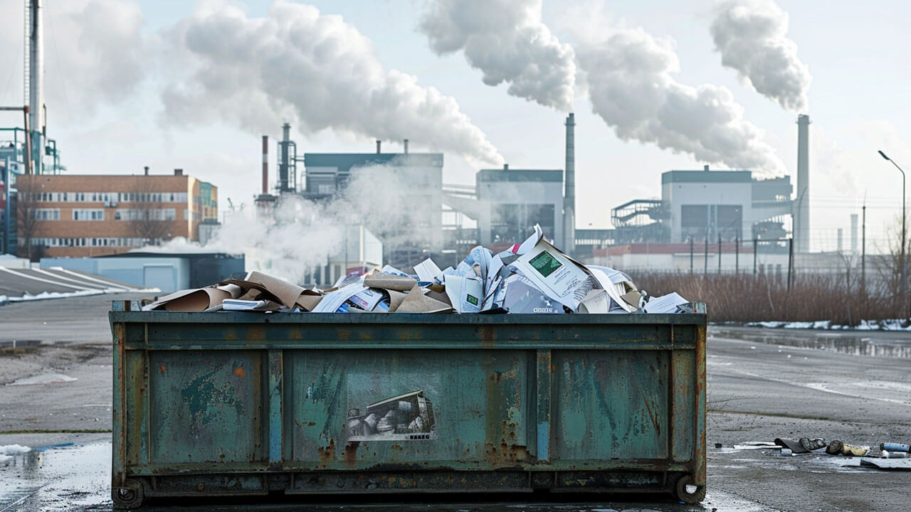 Printing waste and pollution