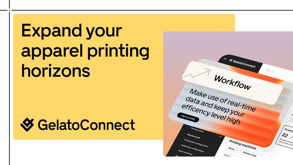 GelatoConnect - Revolutionizing apparel printing: How GelatoConnect's workflow module for apparel...