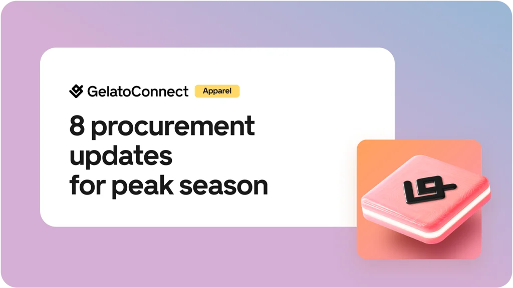GelatoConnect - New procurement features to scale through peak season