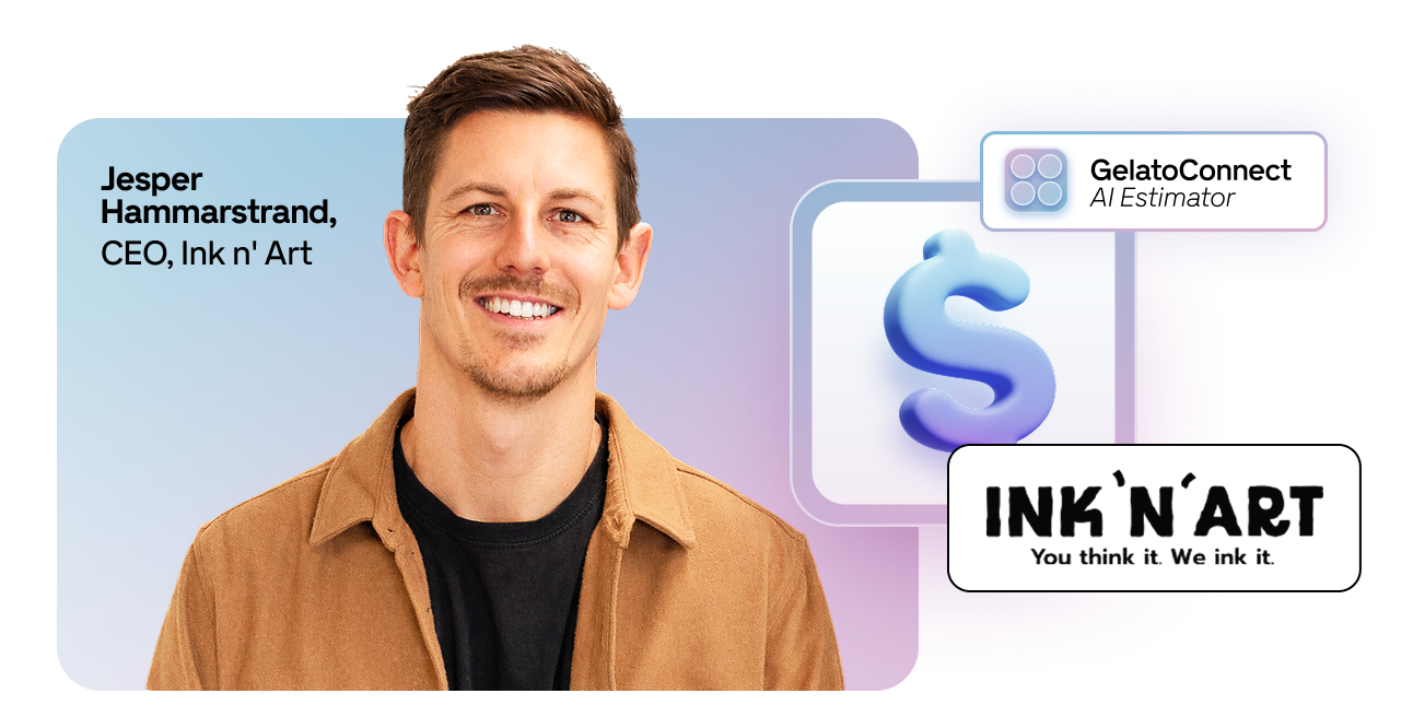 Jesper Hammarstrand, CEO of Ink n'Art, on using GelatoConnect AI Estimator to cut quoting time from hours to 20 seconds