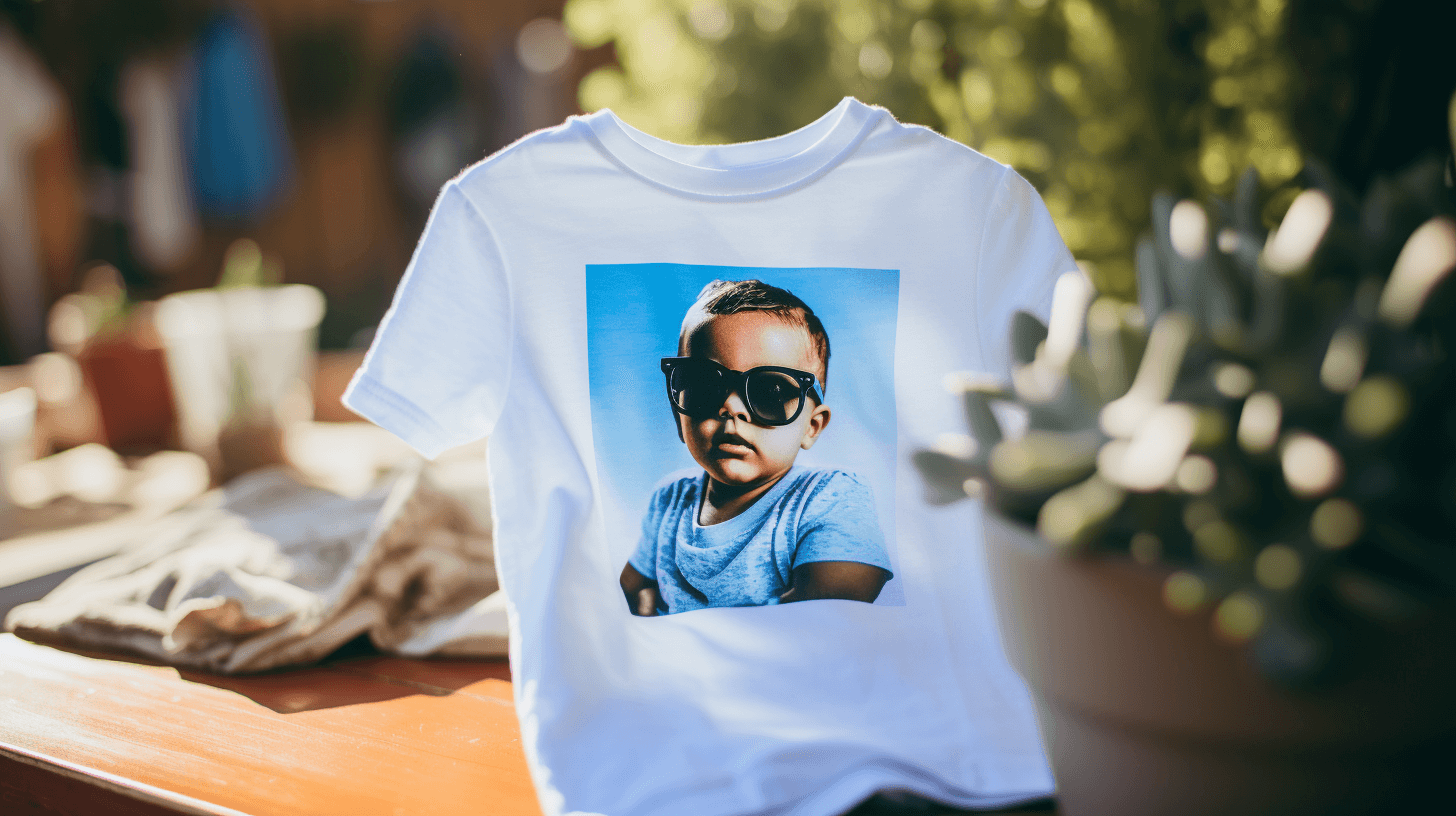 a custom t-shirt with a design for a special occasion