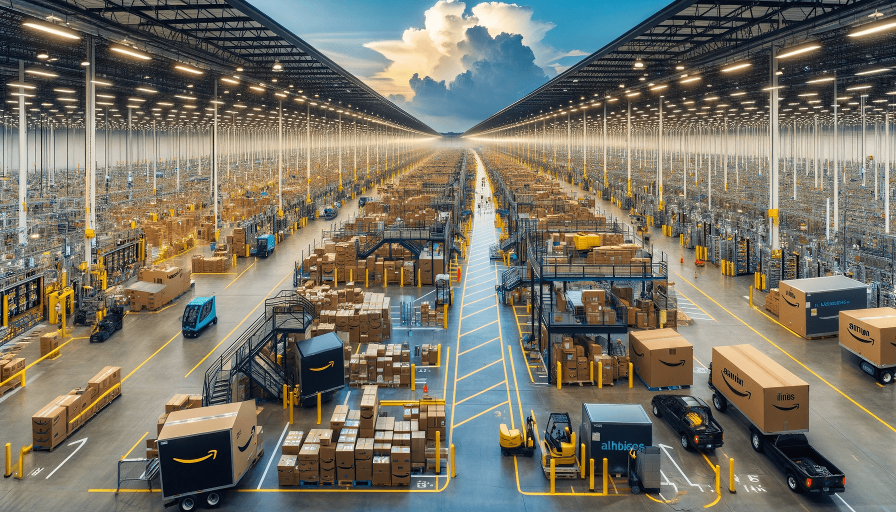 a streamlined, high-tech fulfillment process in action