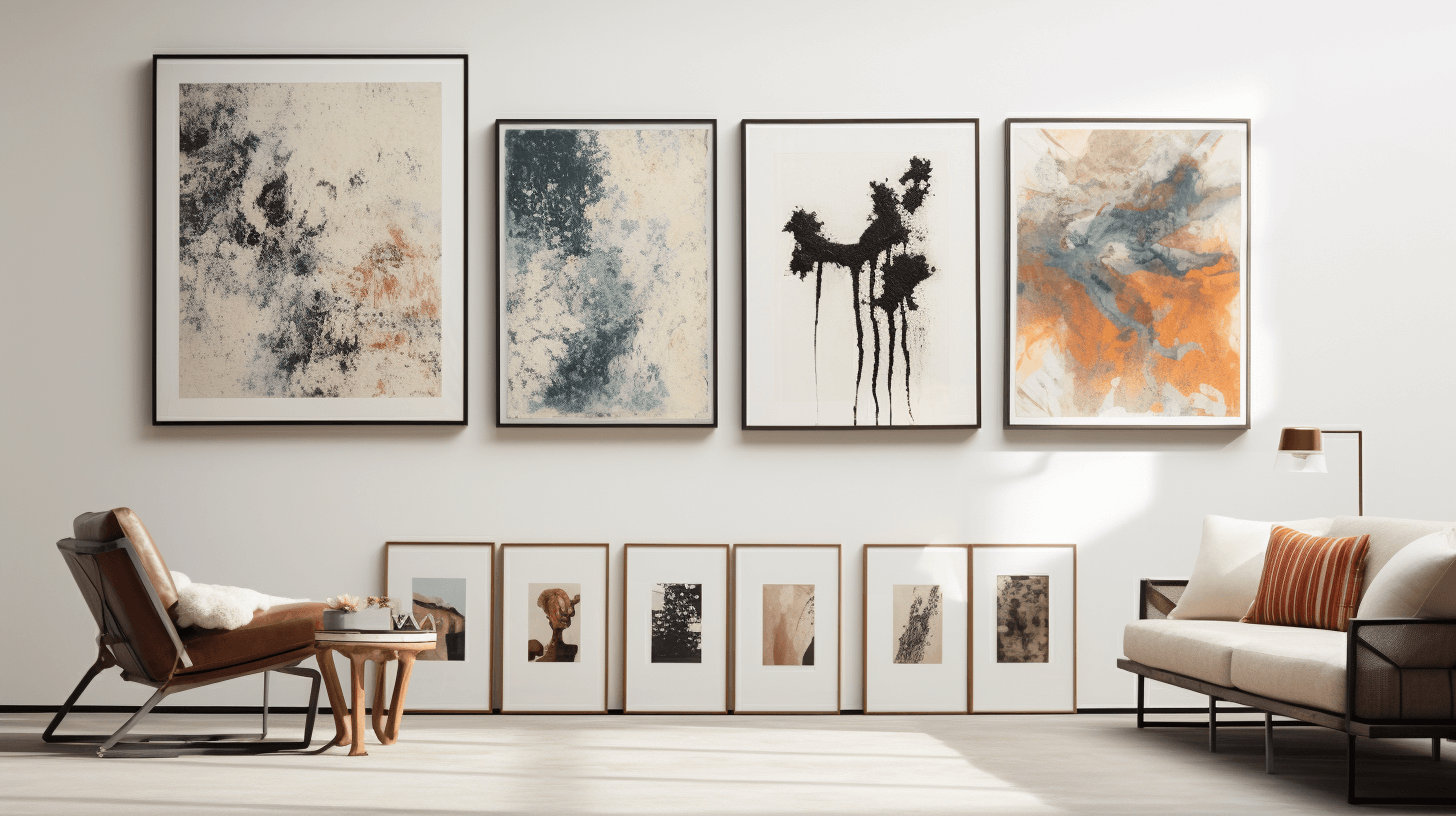 Abstract personalized wall art