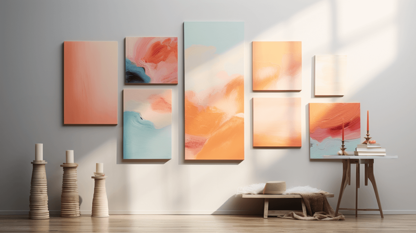 Sunrise palette wall art