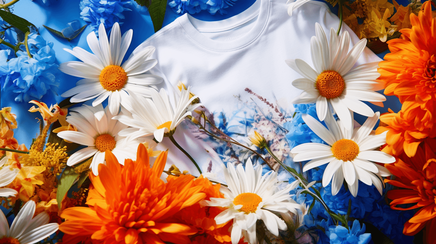 Floral pattern t-shirts