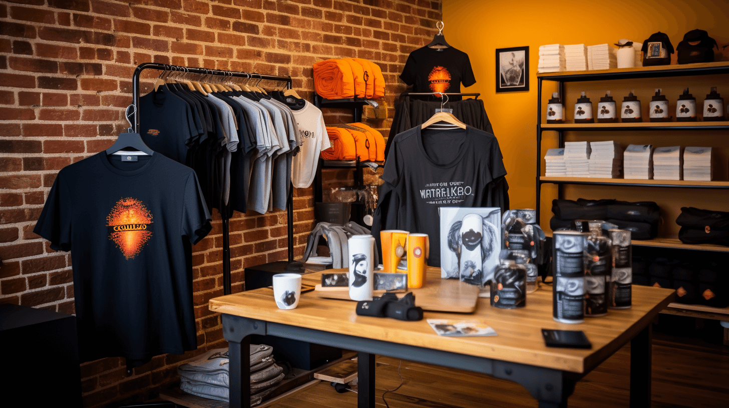 Logo merchandise display