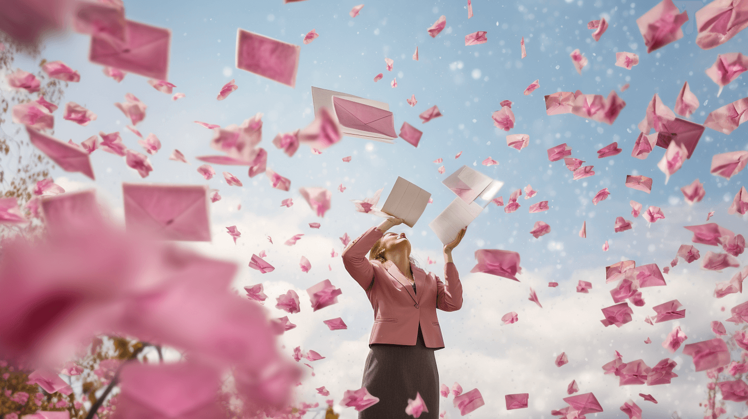 an open newsletter on a digital device with engaging content