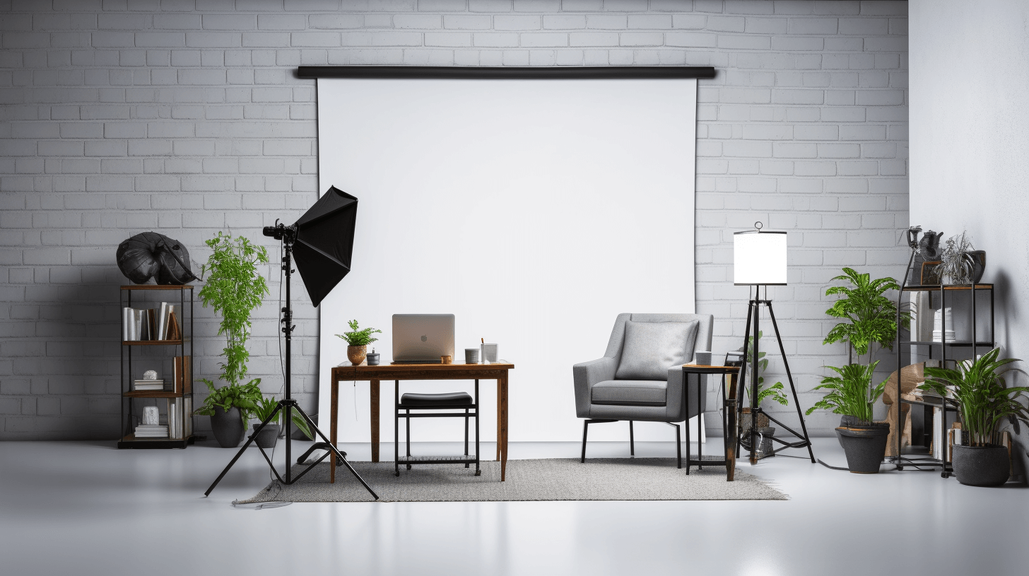 Artistic product photography setup