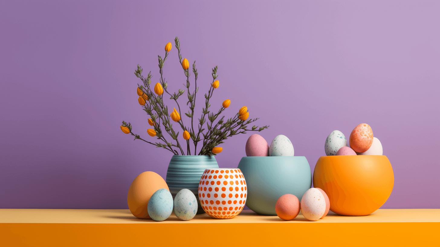 dynamic and vibrant Easter color combinations