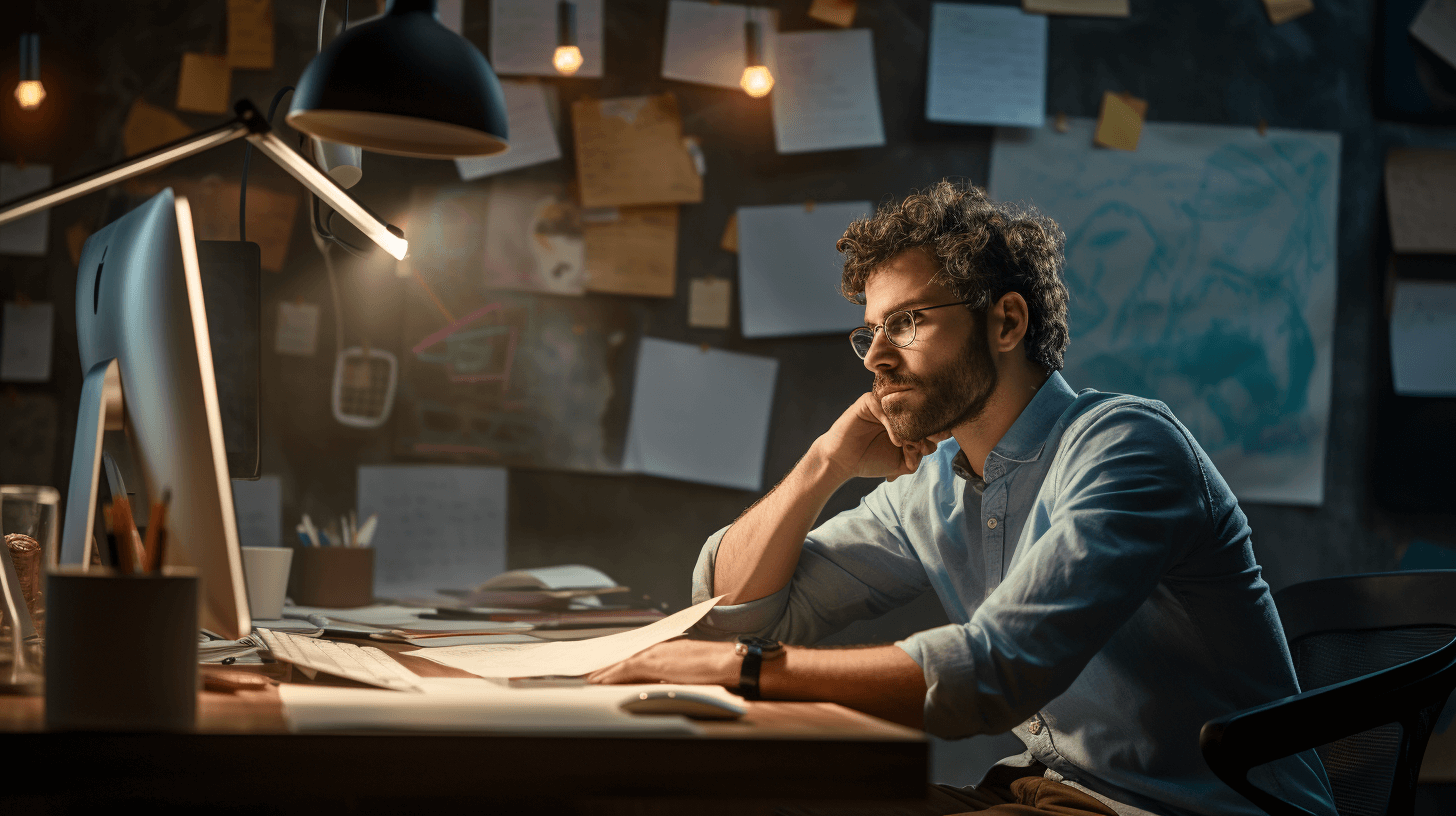 Entrepreneur at work